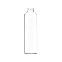 Lotus-Vita Glas-Trinkflasche 580ml ohne Bambus-Deckel aus Borsilikatglas
