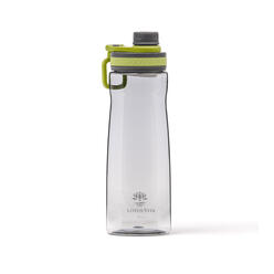 850ml Wasserflasche, ideal für Sport und Freizeit. BPA-frei in Grau von oben