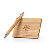 Bambus Haftnotiz + Kugelschreiber
