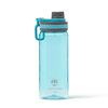 Blaue Sport-Trinkflasche BPA frei mit sicherem Verschluss und 610ml, seitlich