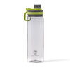 Graue stabile Trinkflasche BPA frei mit sicherem Verschluss und 740ml, seitlich