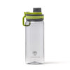 Stoßfeste Trinkflasche mit sicherem Verschluss 610ml. BPA frei in Grau